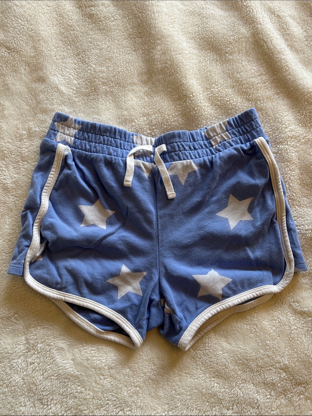 GAP Kids Light Blue Elastic Waist Shorts with White Tag Detail